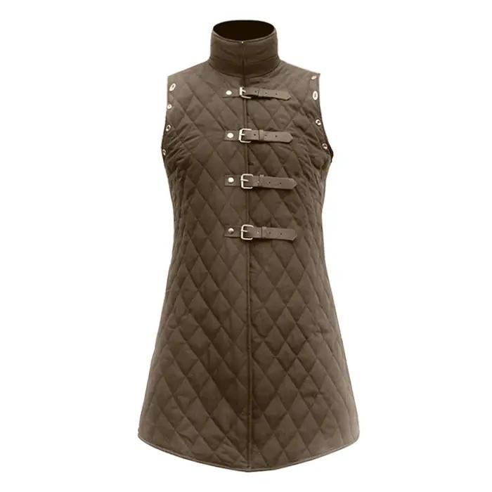 Gambeson Costume Aketon armure gilet manteau médiéval Viking tenue sans manches Larp guerrier cheval