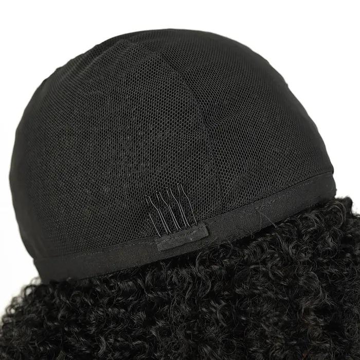 Perruque courte synthétique Afro perruques bouclées lâches pour les femmes noires perruques Afro cou