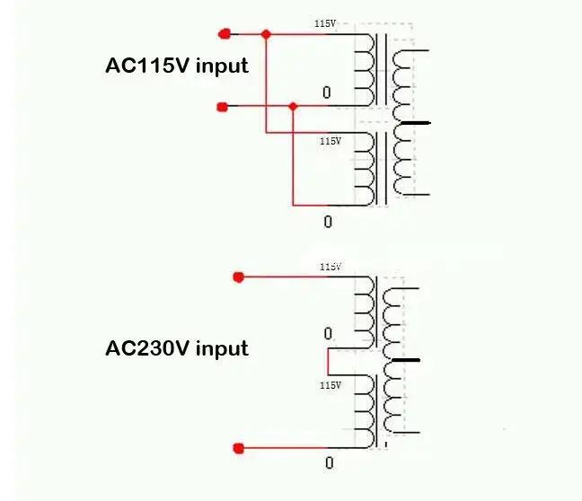 Transformateur HiFi en cuivre R-Core 30VA (30W), sortie 0-220V 0-14V pour préampli à tubes