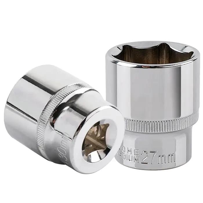 Clé à douille courte hexagonale 1/2, 8MM 9MM 10MM 11 12 13 14 15 16 17 18 19 20 21 22 23 24, manchon