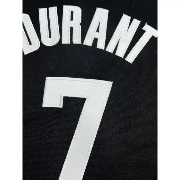 Hommes # 7 maillot de sport de basket-ball rétro noir, sweat-shirt brodé sans manches respirant, uni