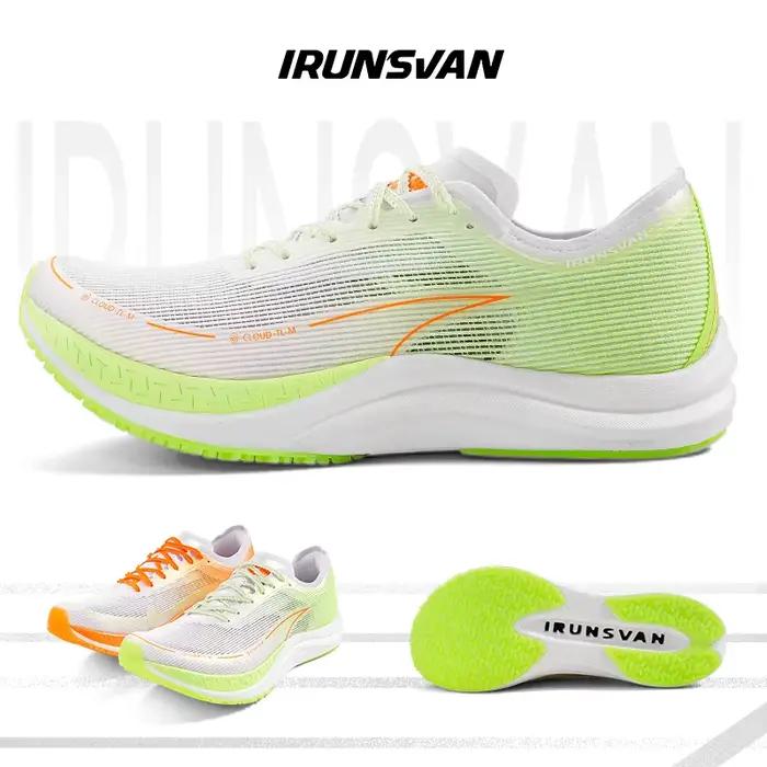 Chaussures de course IRUNSVAN POFENG homme coussin dair plaque carbone marathon performances supérieures occassions sportives