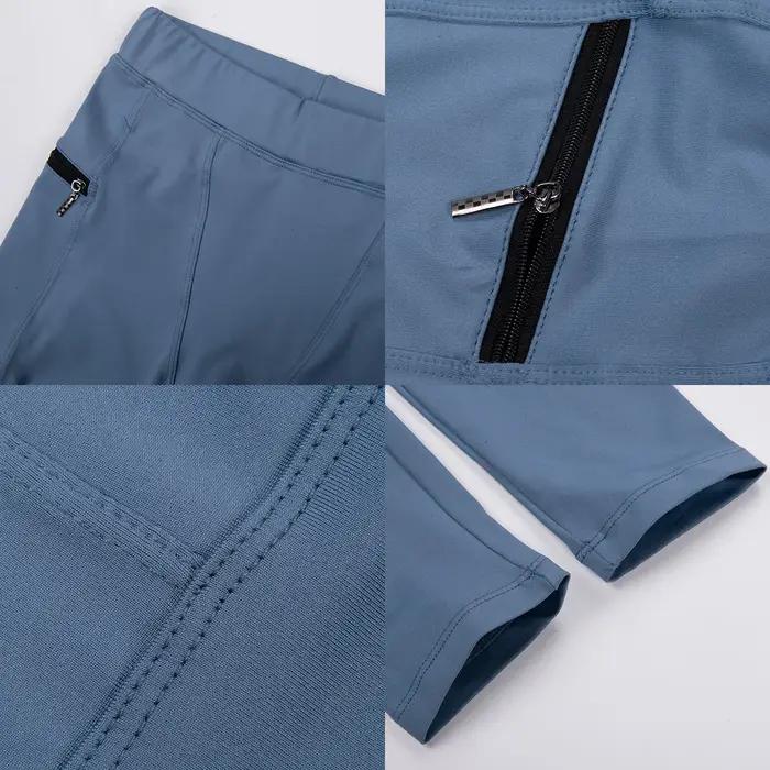 Leggings de course pour hommes, collants avec poche zippée, pantalons de Compression de haute qualit