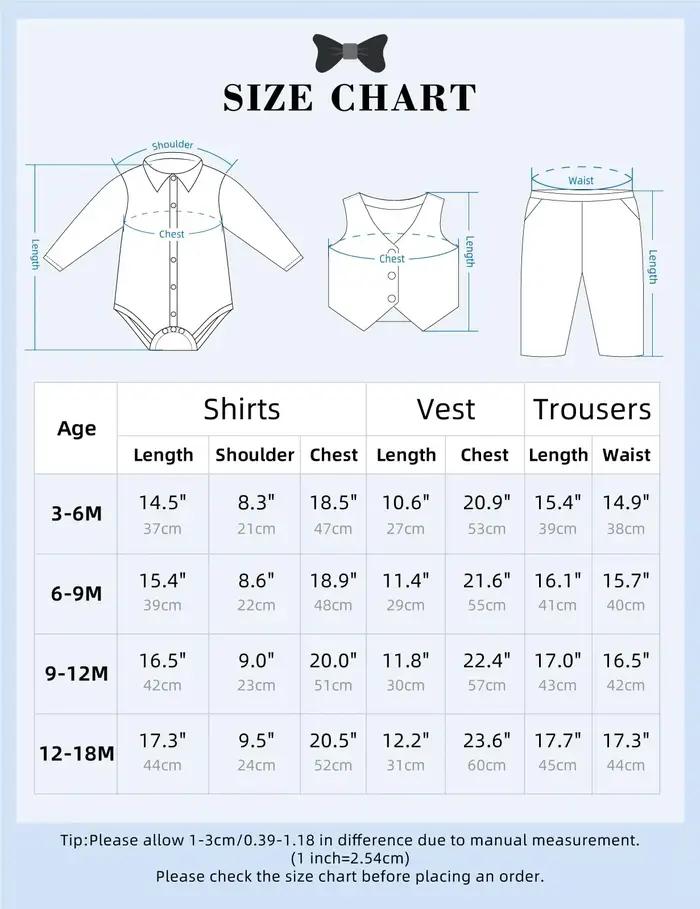 Costume pour bébé garçon, tenue formelle pour bébé, tenue de mariage, 1er anniversaire, body pour no