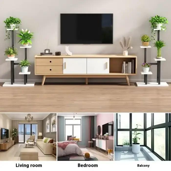 # Pour support de fleurs salon sur pied intérieur maison balcon multicouche fer Art intérieur et ext