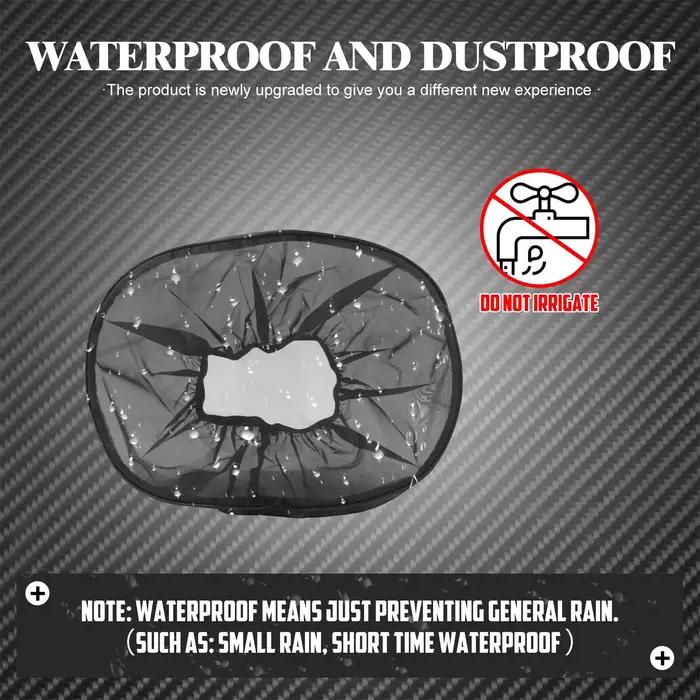 Couvercle de filtre à Air pour chaussettes de pluie de moto, couvercle de protection étanche noir po