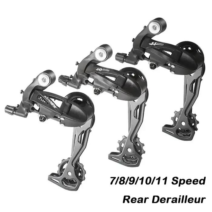 Dérailleur arrière de vélo vtt 7 8 9 10 11 vitesses, pièces de rechange, haute résistance, système 7