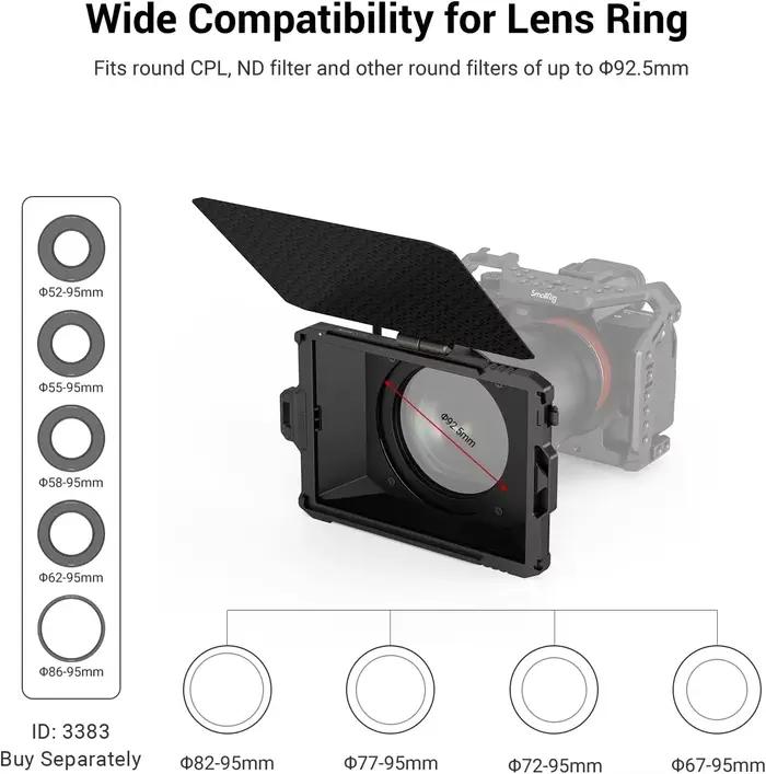 Mini boîtier mat pour appareils photo DSLR sans miroir