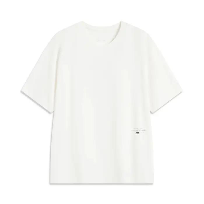 T-shirt de sport Li-Ning pour homme coupe ample - 67% coton et 33% polyester technologie AT DRY SMART