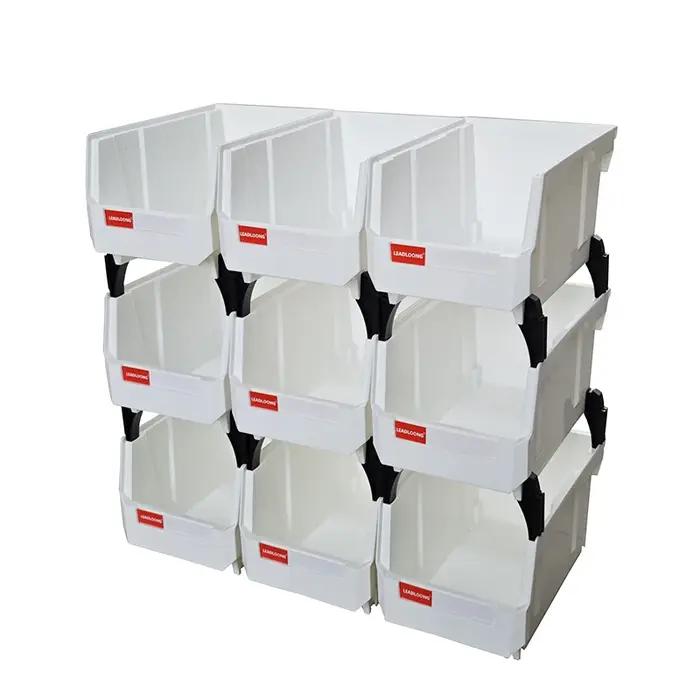 Bacs de rangement empilables en plastique, boîtes de rangement à vis, organisateur de rangement de p