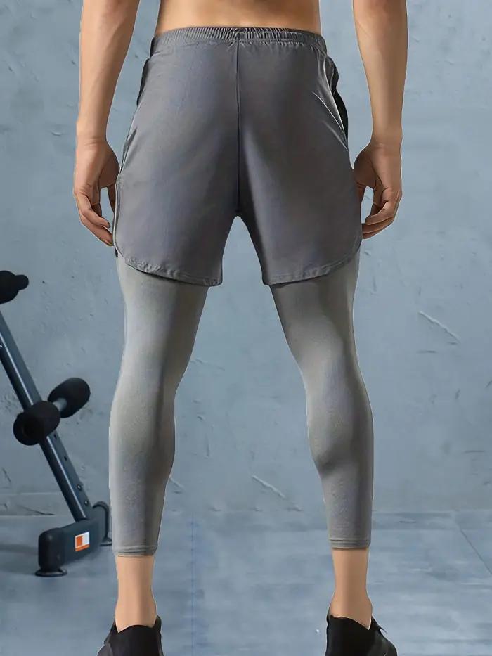 Pantalon de sport 2 en 1 pour hommes