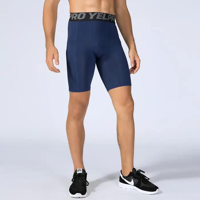 Collants de course courts à Compression pour hommes, séchage rapide, Leggings de Sport, Fitness, sou