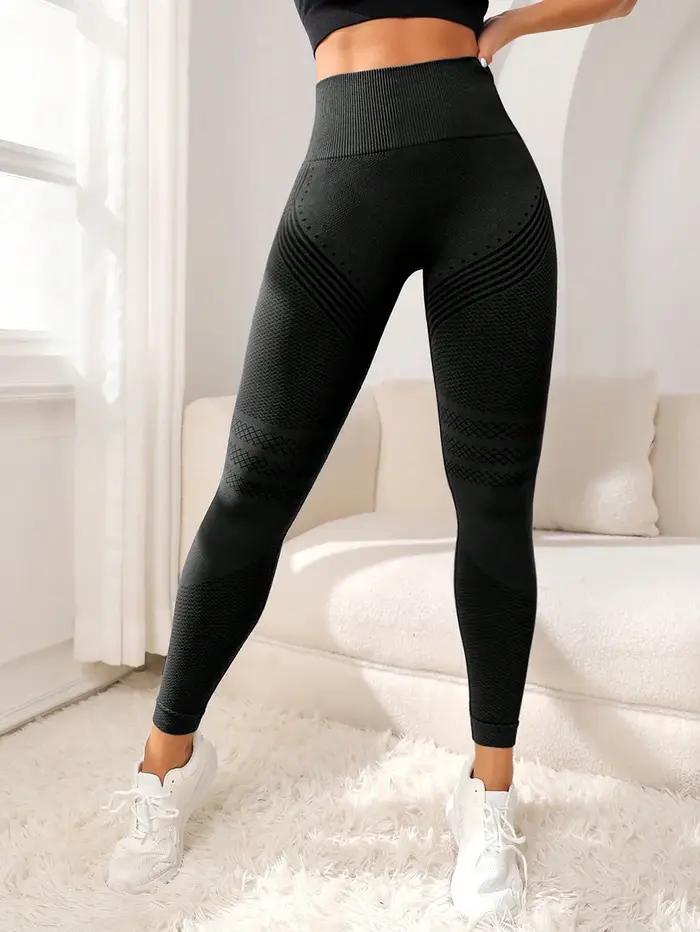 Pantalon de sport sexy femme - Fitness élastique taille haute effet fessier lifté