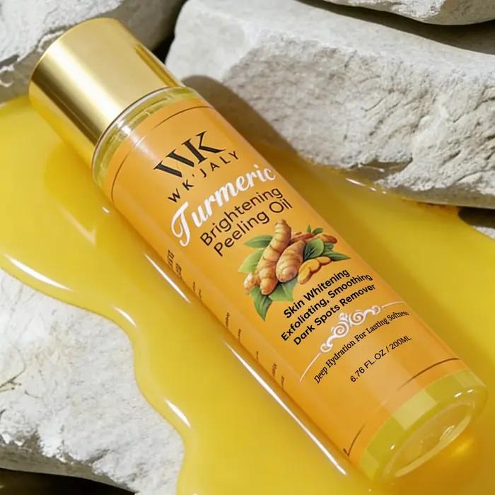 WK JALY Huile exfoliante jaune pour tous les tons de peau