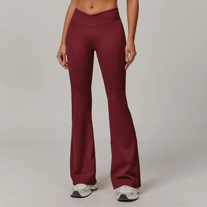 Pantalons à jambes larges femmes Leggings de Yoga femmes Leggings de Fitness pantalon de course Legg