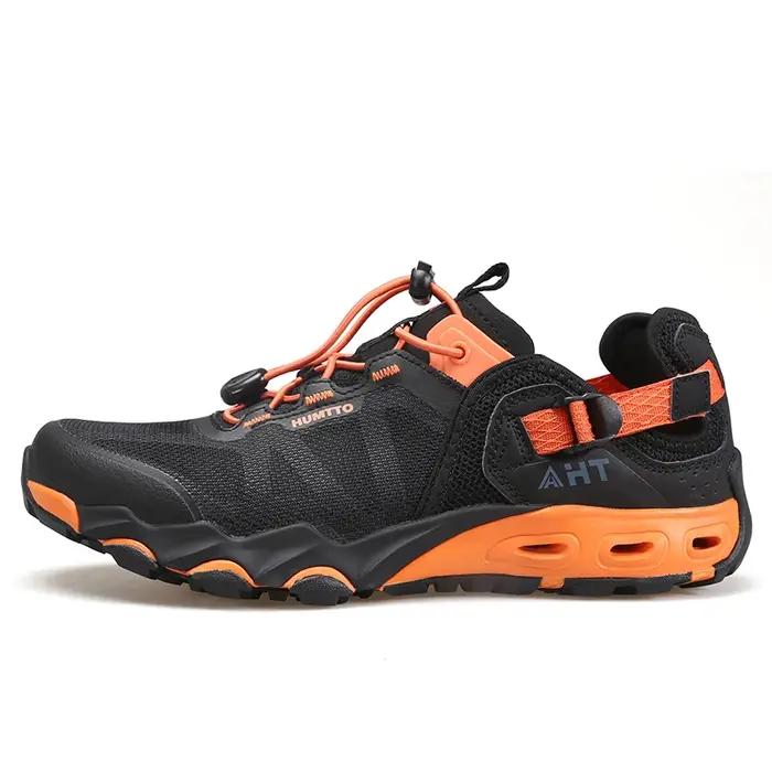 Chaussures d'eau HUMTTO respirantes homme - Baskets plage trekking extérieur - Sandales sport été 2022
