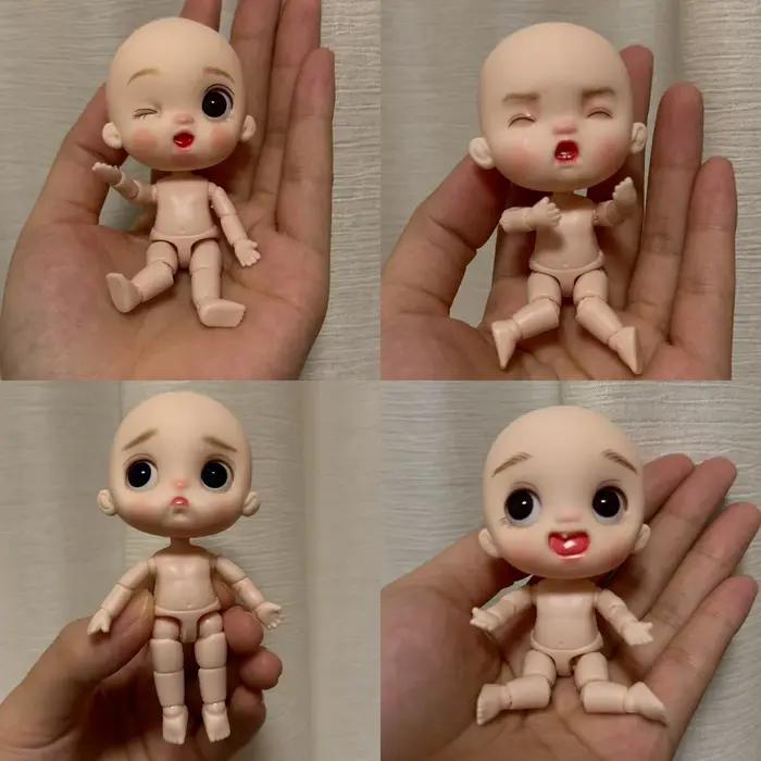 Poupée multi-articulation BJD de 9CM, avec Expression faciale, jouet pour filles, cadeau