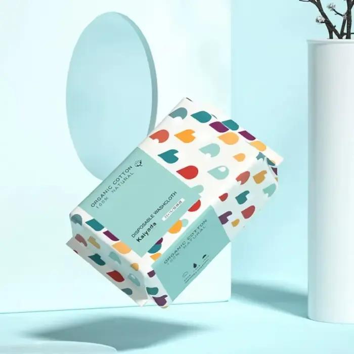 Serviette jetable épaisse 100% coton pour le visage, 100 pièces, lingettes démaquillantes douces, ne