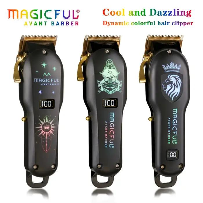 MAGICFUL nouvelle tondeuse à cheveux professionnelle tondeuse électrique Rechargeable pour hommes ba
