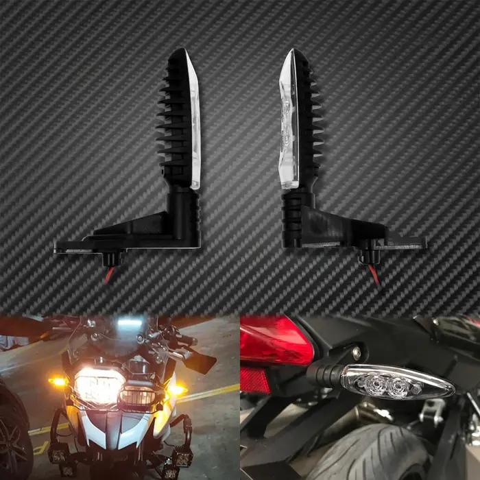 Clignotant Avant et Arrière LED pour Moto, pour BMW R 1200 GS Adventure 2006-2013 Kunding R K1300R F