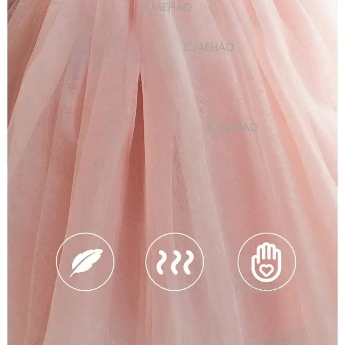 Robe de princesse en tulle pour filles, idéale pour le premier anniversaire, les fêtes d'enfants, le