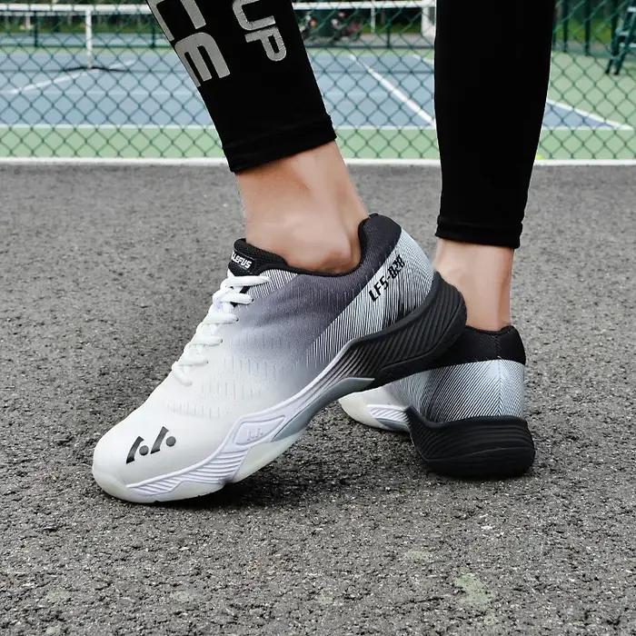 Chaussures de badminton originales pour hommes, baskets d'extérieur de haute qualité, grande taille,