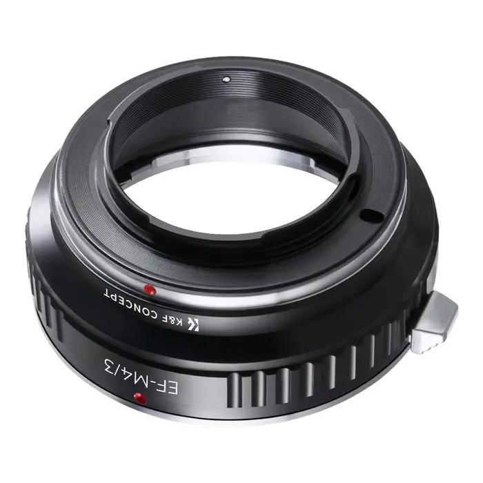 Adaptateur d'objectif K&F CONCEPT pour objectifs Canon EOS EF vers M4/3 MFT pour Olympus PEN et pour