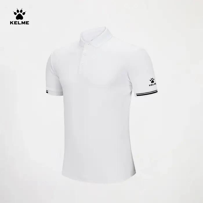 Kelme – Polo confortable pour hommes, T-shirt à revers, pour Sports de plein air, respirant, manches