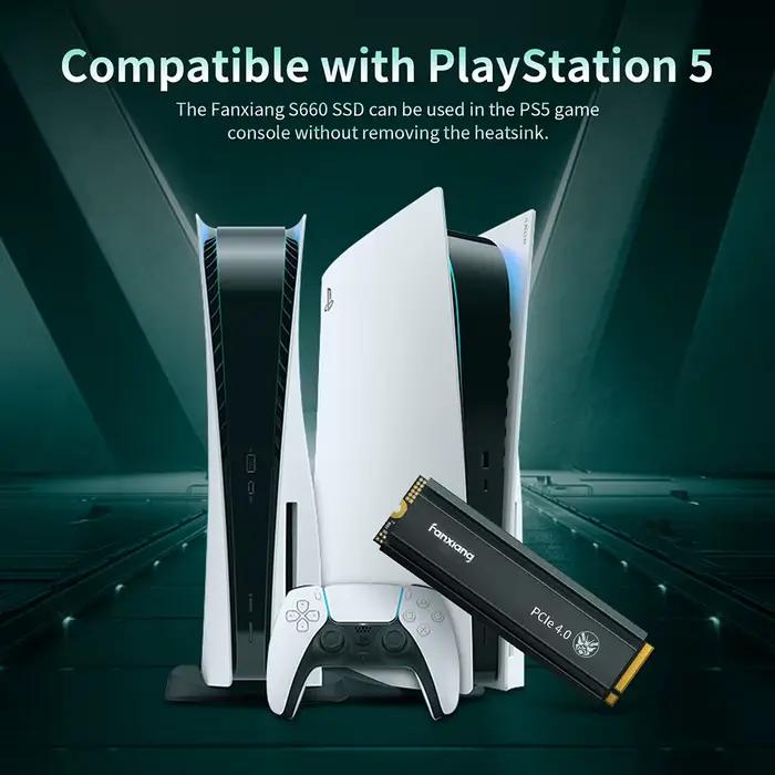 Fanxiang S660 M.2 SSD 500GB 1TB 2TB 5000MB/s M.2 NVMe PCIe4.0x4 SSD Disque SSD interne pour PS5/Play