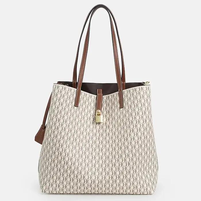 CH – sac à bandoulière essentiel de grande capacité pour femmes, Design multifonctionnel imprimé ave