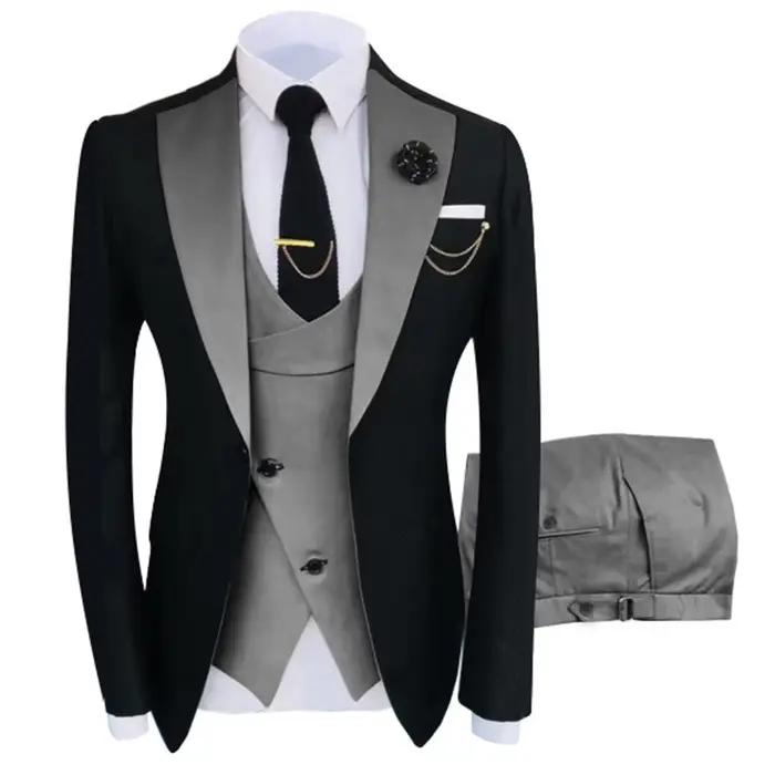 Nouveau Costume Homme vêtements populaires de luxe fête scène hommes