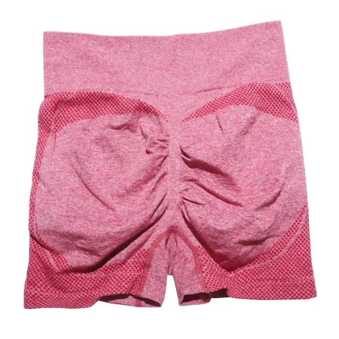 Shorts de sport pour femmes taille haute push-up résistants à l'eau pour yoga, jogging et cyclisme