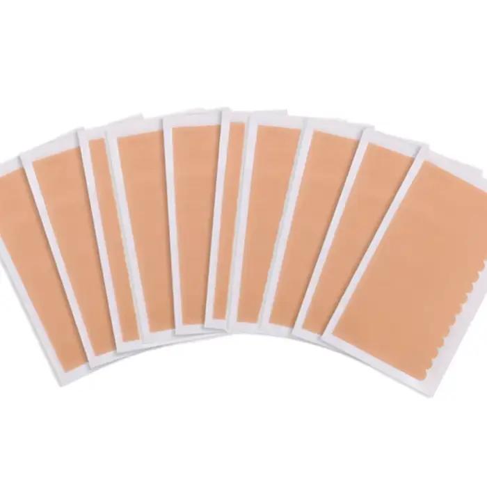10 feuilles greffées faux cils levage paupière bande Non-tissé sourcil Protection bande Extension de