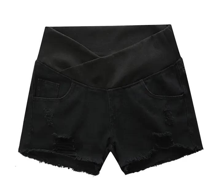Short en Denim taille basse pour femmes enceintes, vêtements d'été, pantalons amples pour femmes enc