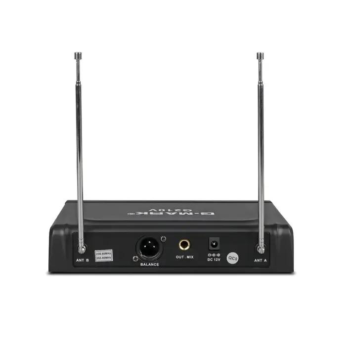 Microphone sans fil G-MARK G210V Professionnel 2 Canaux De Poche Karaoké Mic Pour Fête Réunion Églis