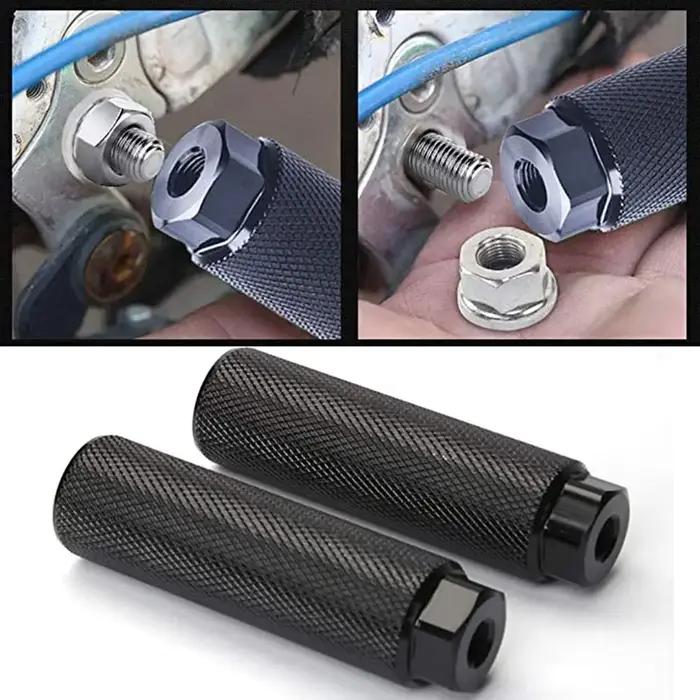 Repose-pieds de vélo antidérapants en alliage d'aluminium, chevilles de vélo BMX pour VTT, chevilles
