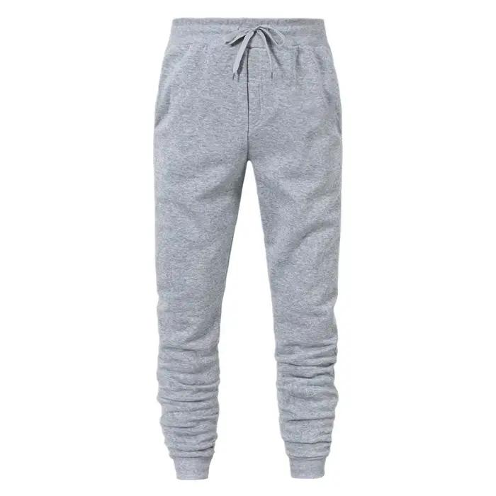 Pantalons de sport longs décontractés pour hommes coupe ajustée élastique design moderne et confortable pour running yoga et loisirs