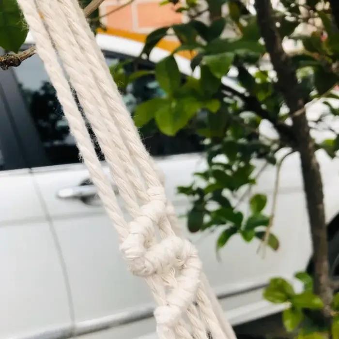 Mir suspendu tissé blanc pour bébé de 0 à 6 mois, berceau, balançoire, lit, nouveau-né