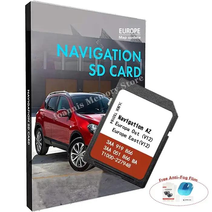 Ost Navigation AZ V12 RNS315 carte SD Europe de l'est pour VW Maps Nav mise à jour Jetta Passat B6 B