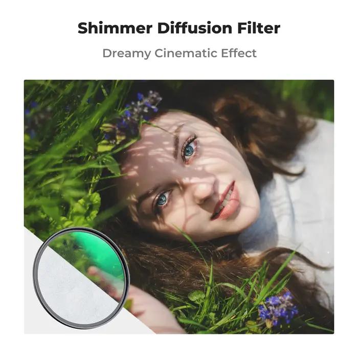 K & F Concept filtre de Diffusion scintillant 67mm 82mm 72mm 77mm filtre d'objectif à effet spécial