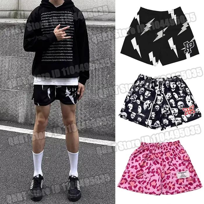 Nouveaux pantalons de survêtement de basket-ball en maille d'été Shorts de Fitness hommes séchage ra
