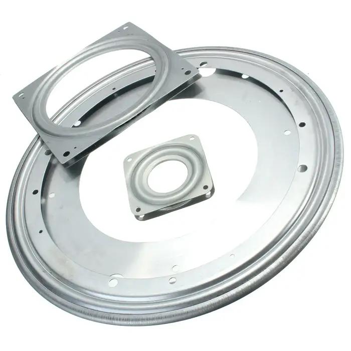 Plateau tournant tournant à roulement en métal lourd de 3 pouces, pour les armoires d'angle, support