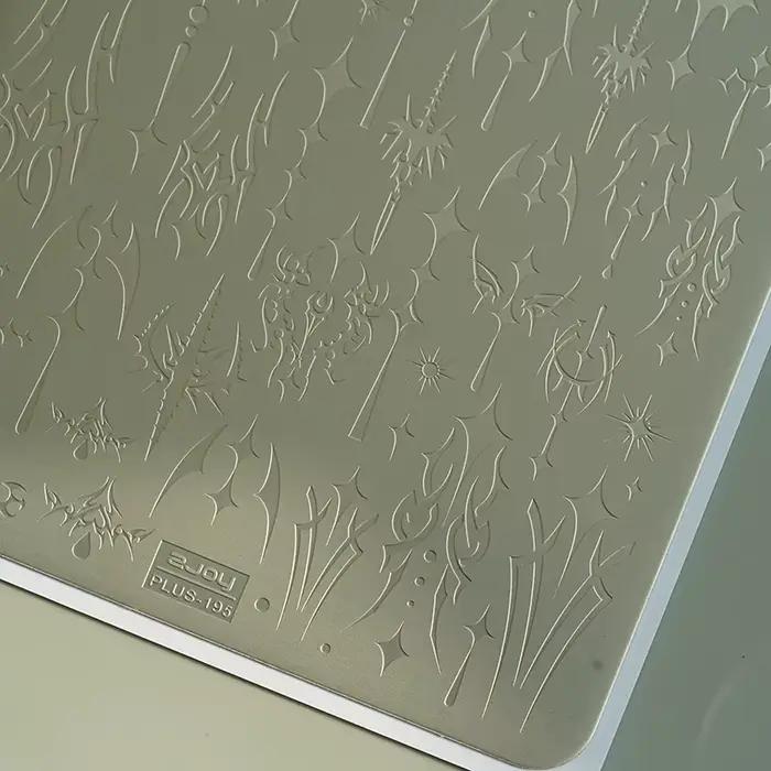 XMQ NAIL ART STAMPING PLATES COOL LINES TEMPLATES