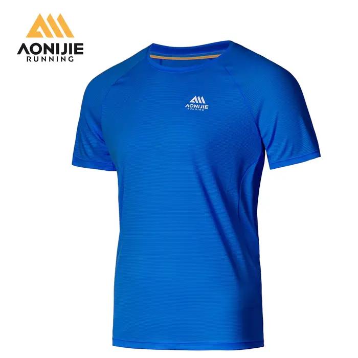 AONIJIE FM5178 T-Shirt de sport à séchage rapide pour hommes T-Shirt de course en plein air respiran