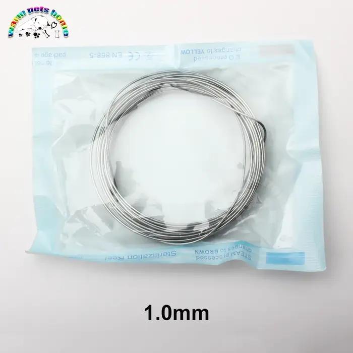 Fils orthopédiques en acier inoxydable médical, fil de cerclage 0.4-1.5mm, Instruments vétérinaires