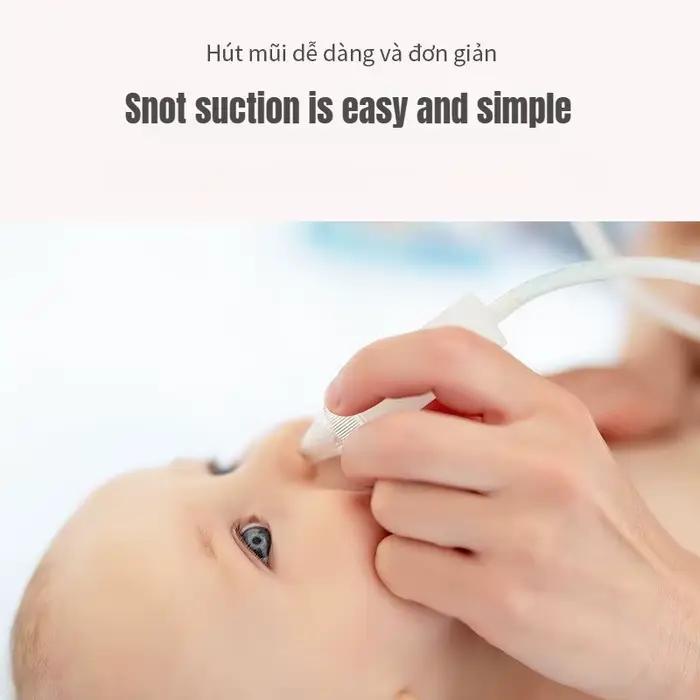 Aspirateur nasal pour bébé, pompe manuelle puissante, aspirateur nasal silencieux, aspirateur nasal