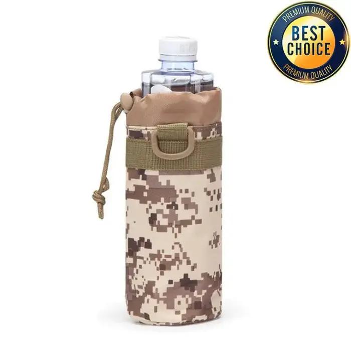 Pochette de bouteille d'eau de chasse, support de bouilloire Molle d'extérieur, Camping randonnée cy