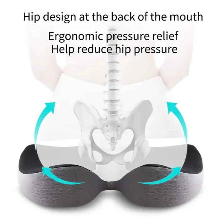 Coussin orthopédique antidérapant en mousse à mémoire de forme, coussin de Prostate pour coccyx, sou