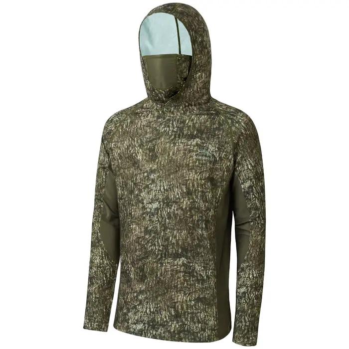 Bassdash-Chemises de chasse à manches longues pour hommes, sweat à capuche de pêche camouflage, Udis