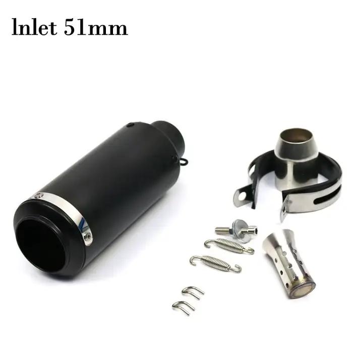 Tuyau d'échappement sc pour moto r6 racing, 51mm 60mm, adapté au silencieux micropole GP-project, éc